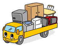 粗大ごみ回収トラックイラスト